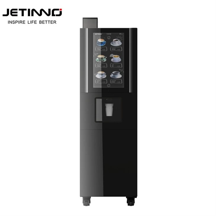 Free standing Coffee Vending Machine hot drink vending 22inch vertical screen best