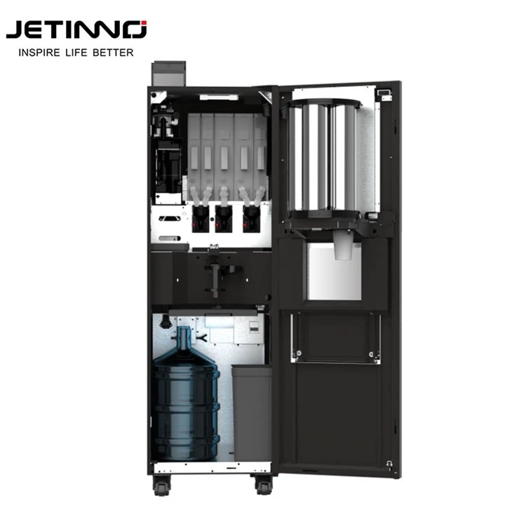 Free standing Coffee Vending Machine hot drink vending 22inch vertical screen high quality